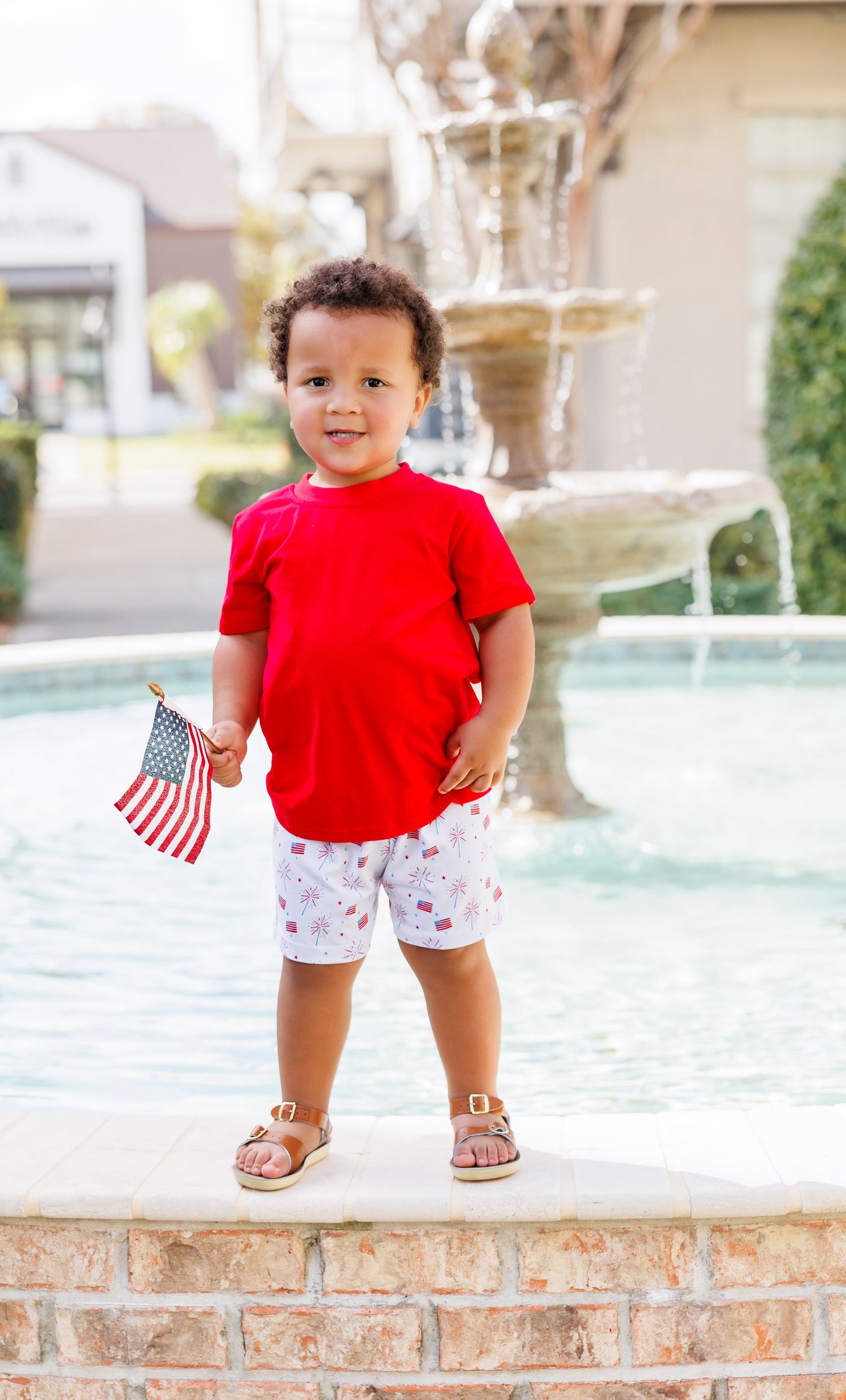 Jellybean by Smock Candy Fireworks and Freedom Drew Short Set