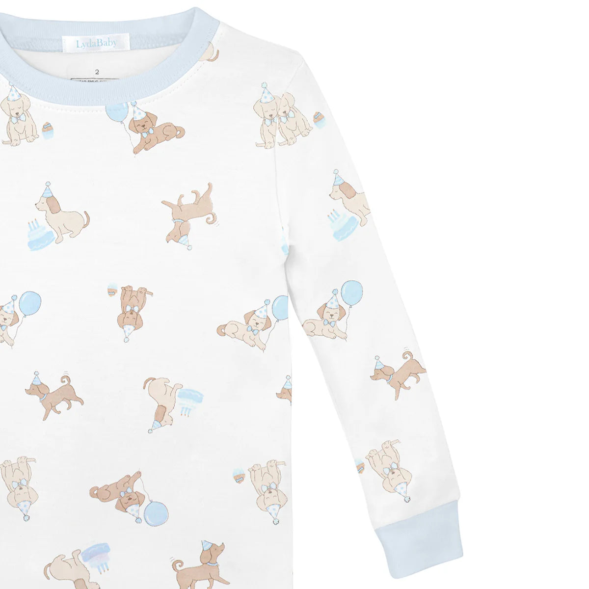 Lyda Baby Boys Birthday Pup 2 piece PJ set