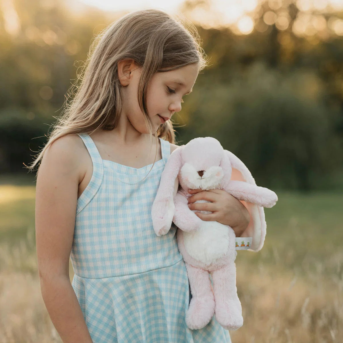 Bunnies by the Bay Little Floppy Nibble 12" Bunny-Pink
