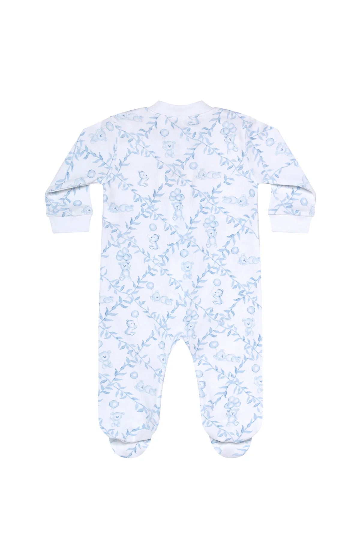 Nellapima Blue Bears Trellace Zipper Footie