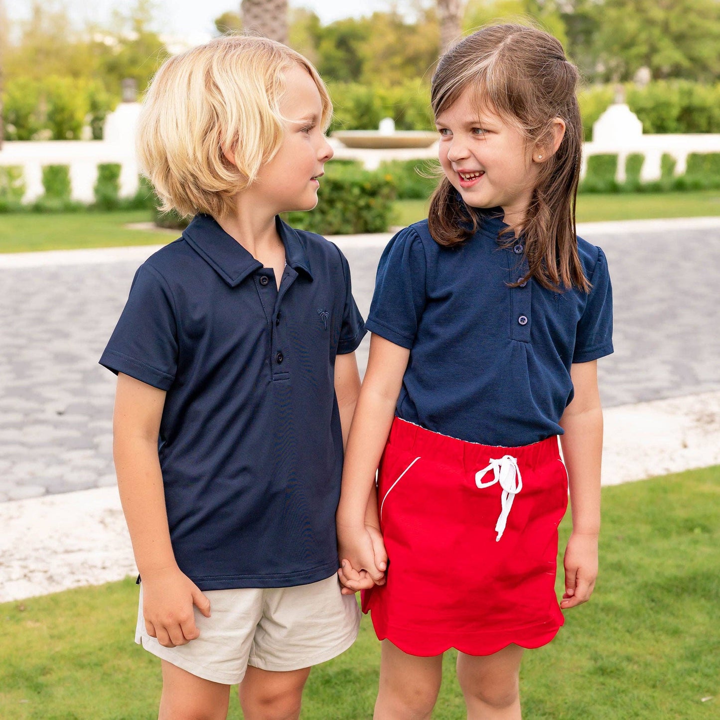 Shrimp & Grits Kids Khaki Twill Shrimp Shorts