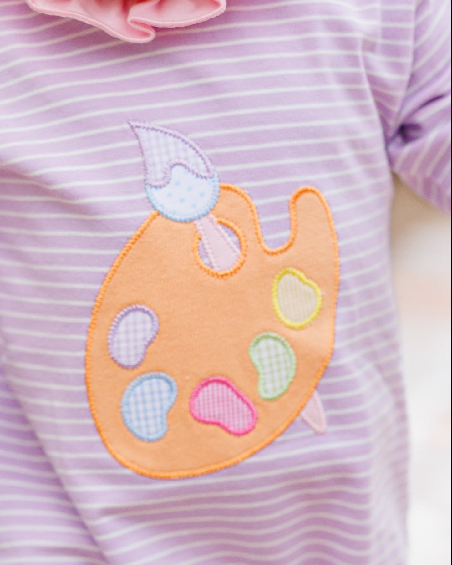 Jellybean by Smock Candy Pretty Painter Ruffle Romper