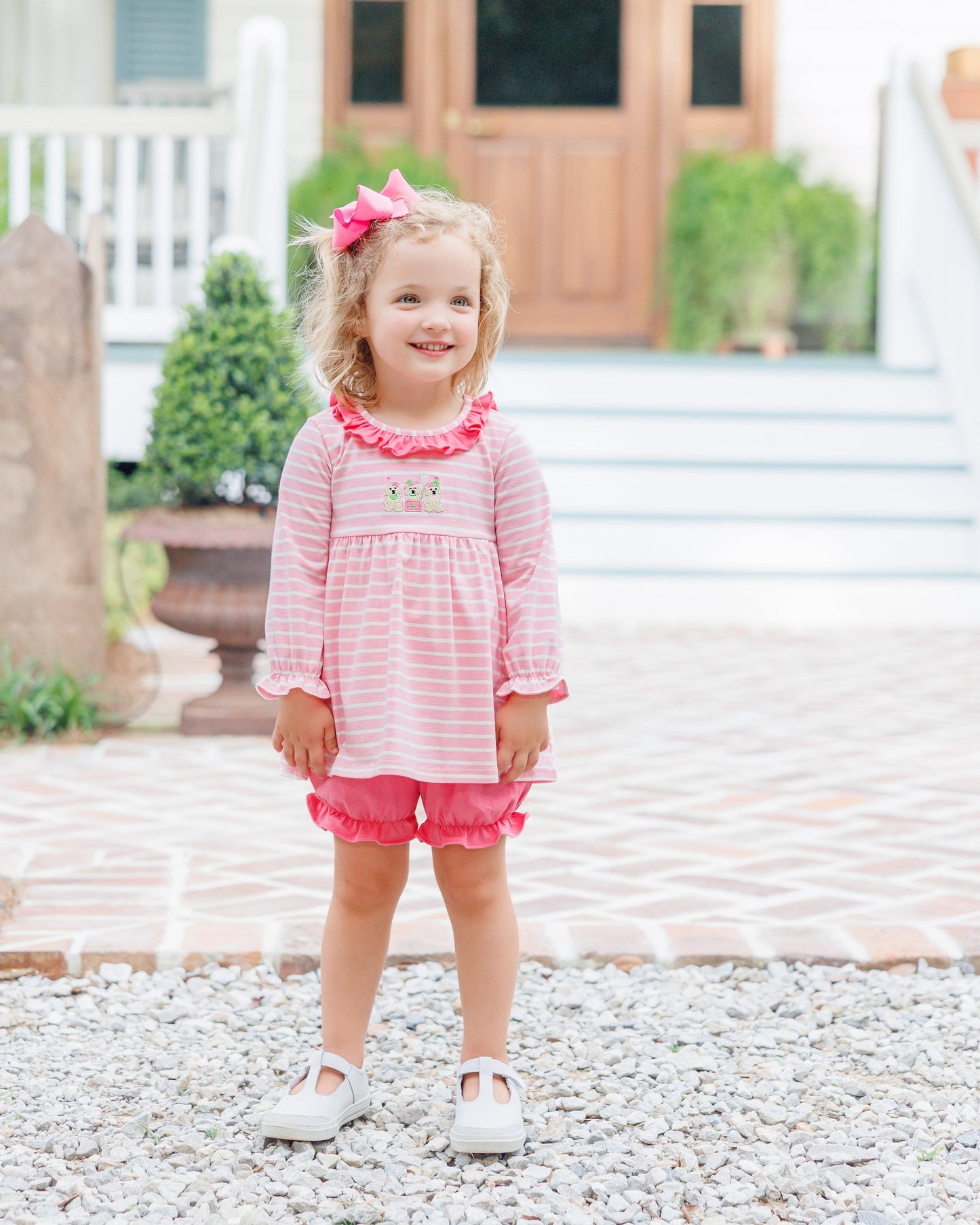 Jellybean by Smock Candy Puppy Party Ruffle Bloomer Set