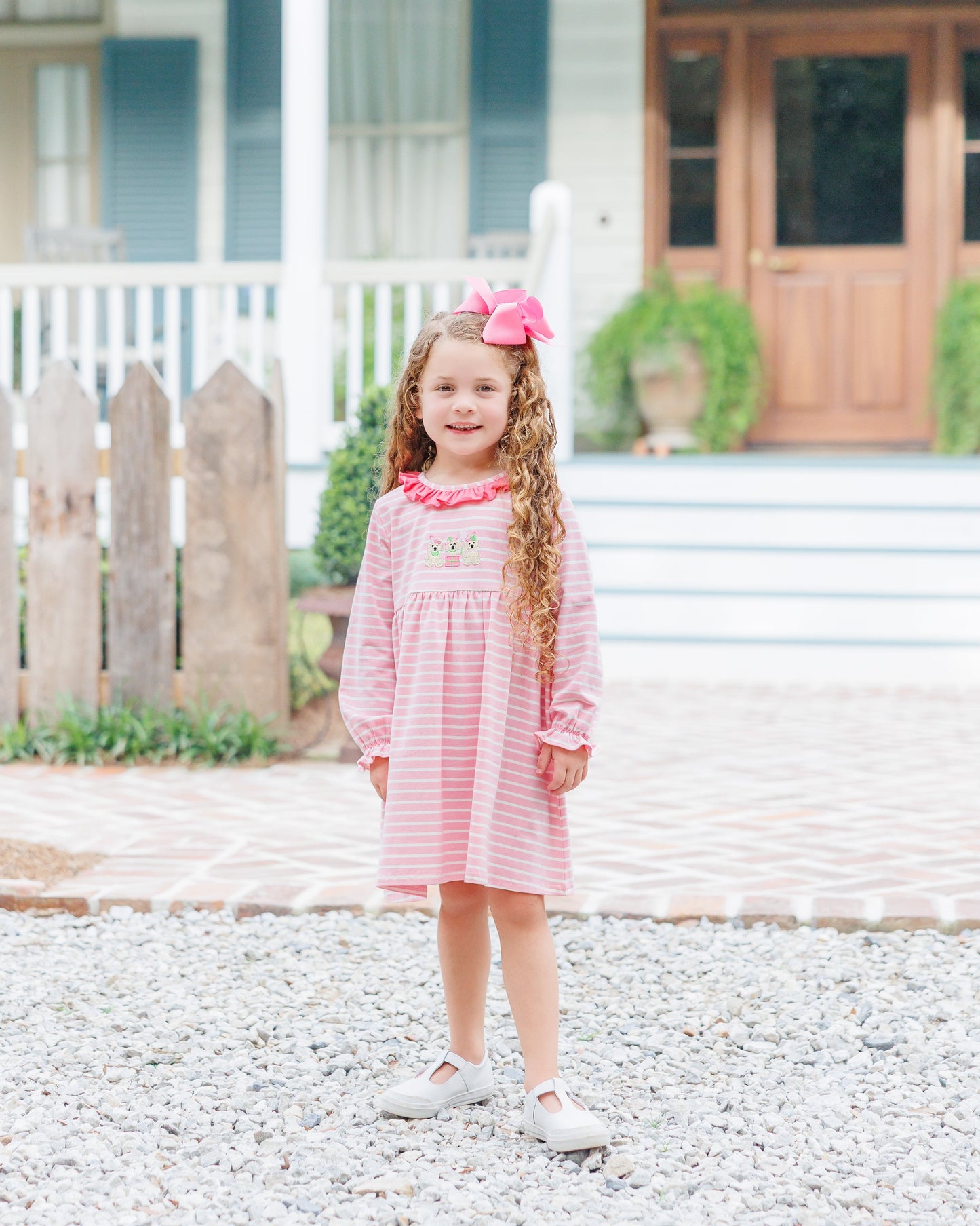 Jellybean by Smock Candy Puppy Party Ruffle Dress