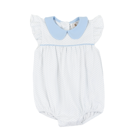 Cypress Row Classic Blue Dot Flutter Bubble