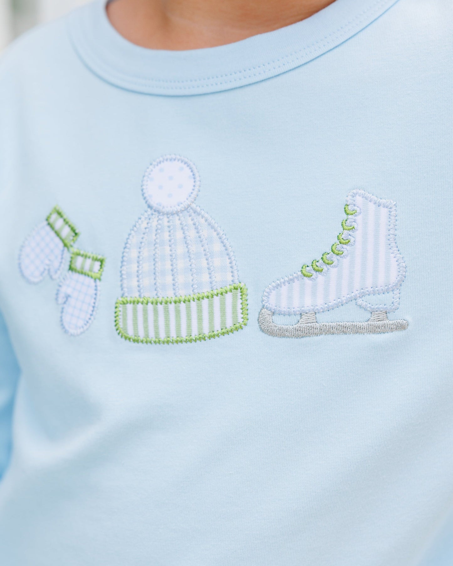 Jellybean by Smock Candy Around the Rink Jogger Set - Light Blue