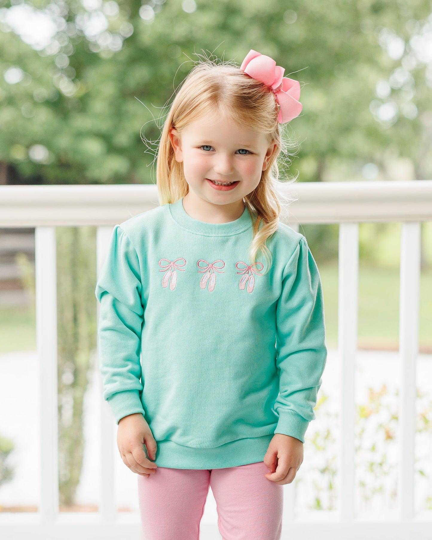 Jellybean by Smock Candy Ballet Trio French Terry Pullover