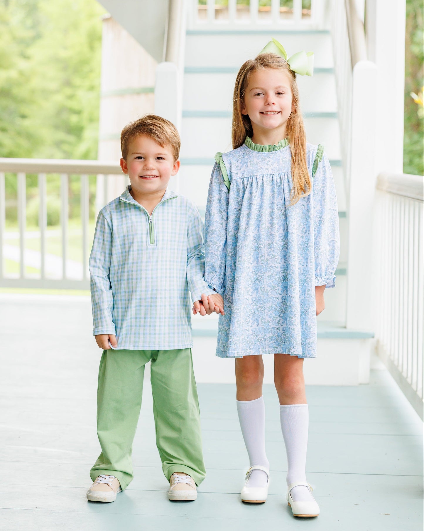 Jellybean by Smock Candy Basin Plaid Evan Pullover Pants Set