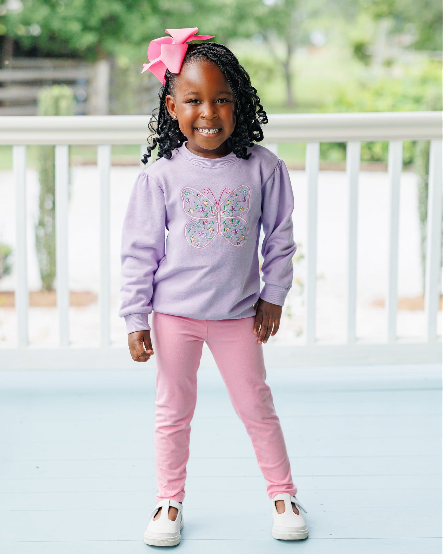 Jellybean by Smock Candy Butterfly French Terry Pullover