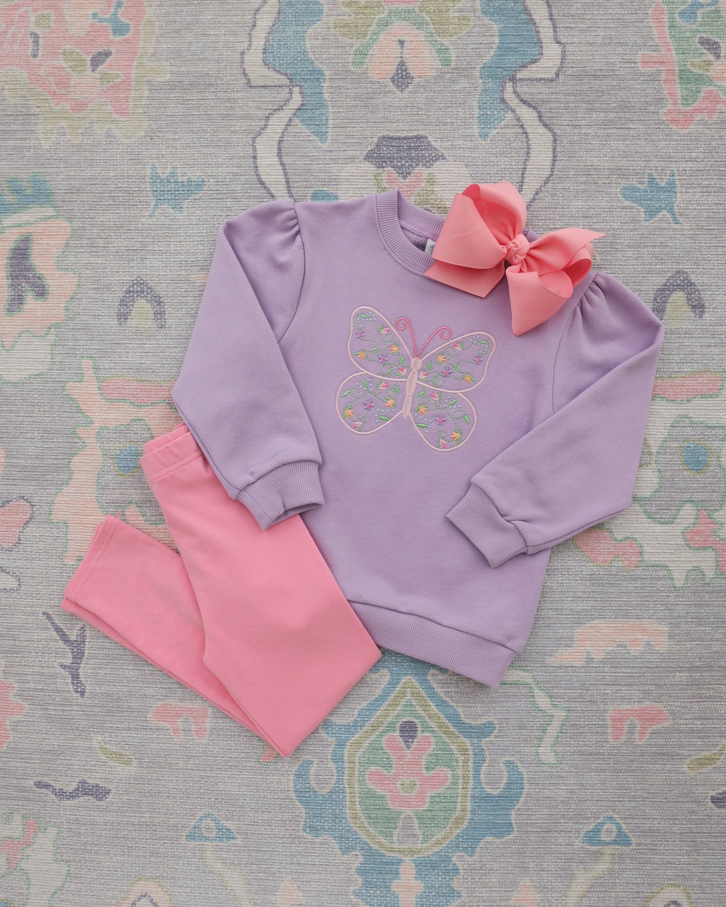 Jellybean by Smock Candy Butterfly French Terry Pullover