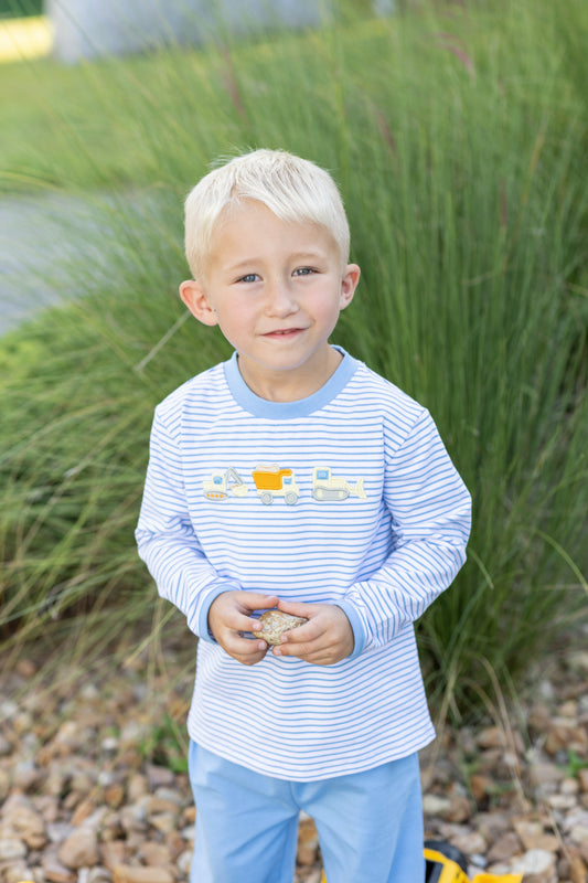 Trotter Street Kids Construction Long Sleeve Shirt