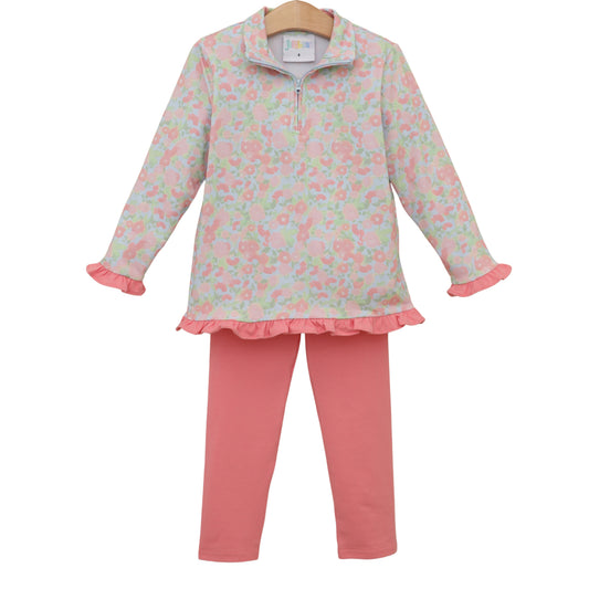Jellybean by Smock Candy Cottage Blooms Elise Ruffle Pullover Set