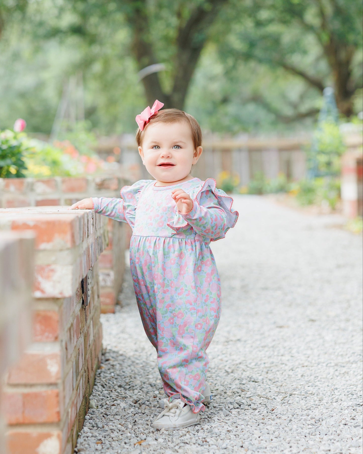 Jellybean by Smock Candy Cottage Blooms Frances Romper