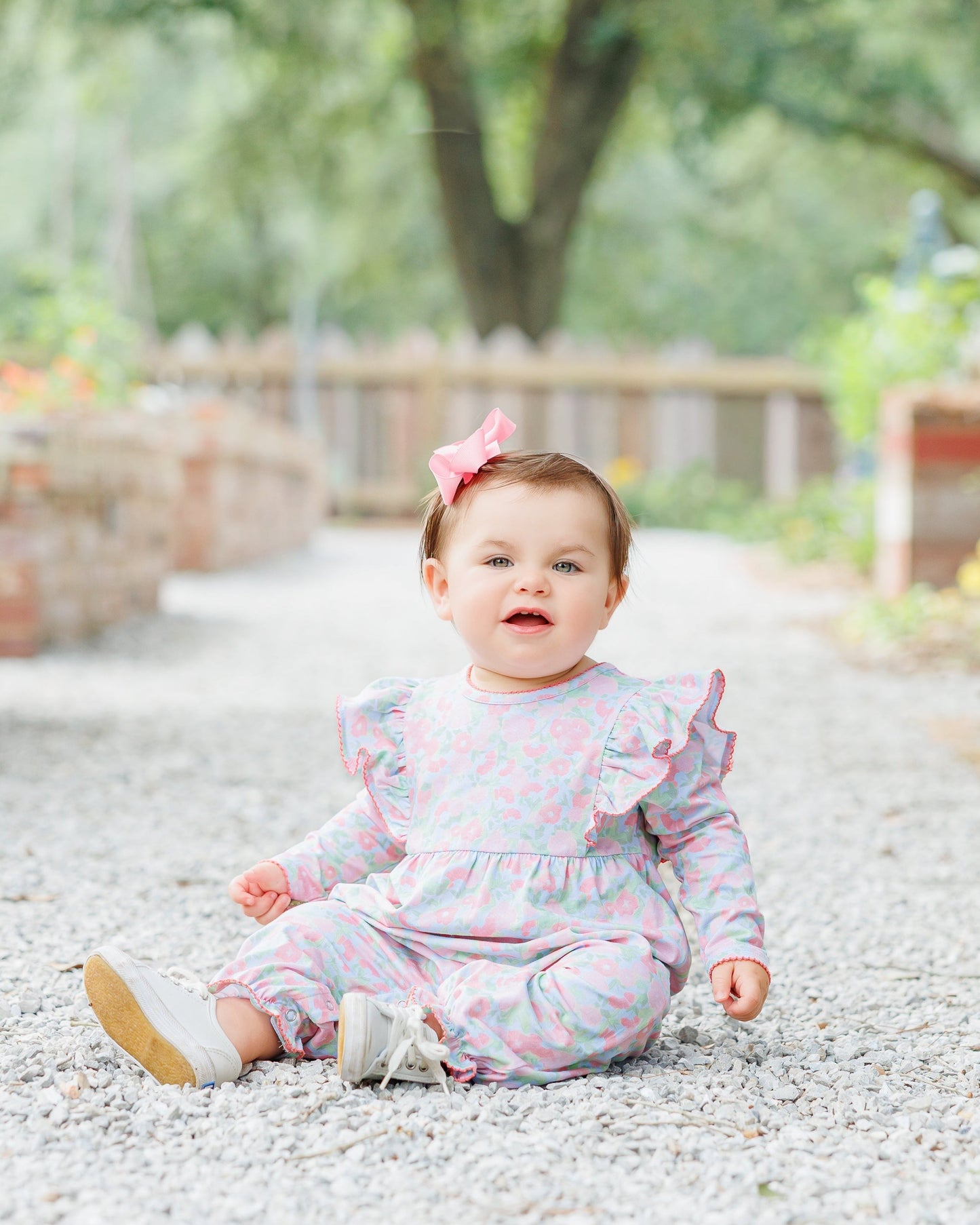 Jellybean by Smock Candy Cottage Blooms Frances Romper