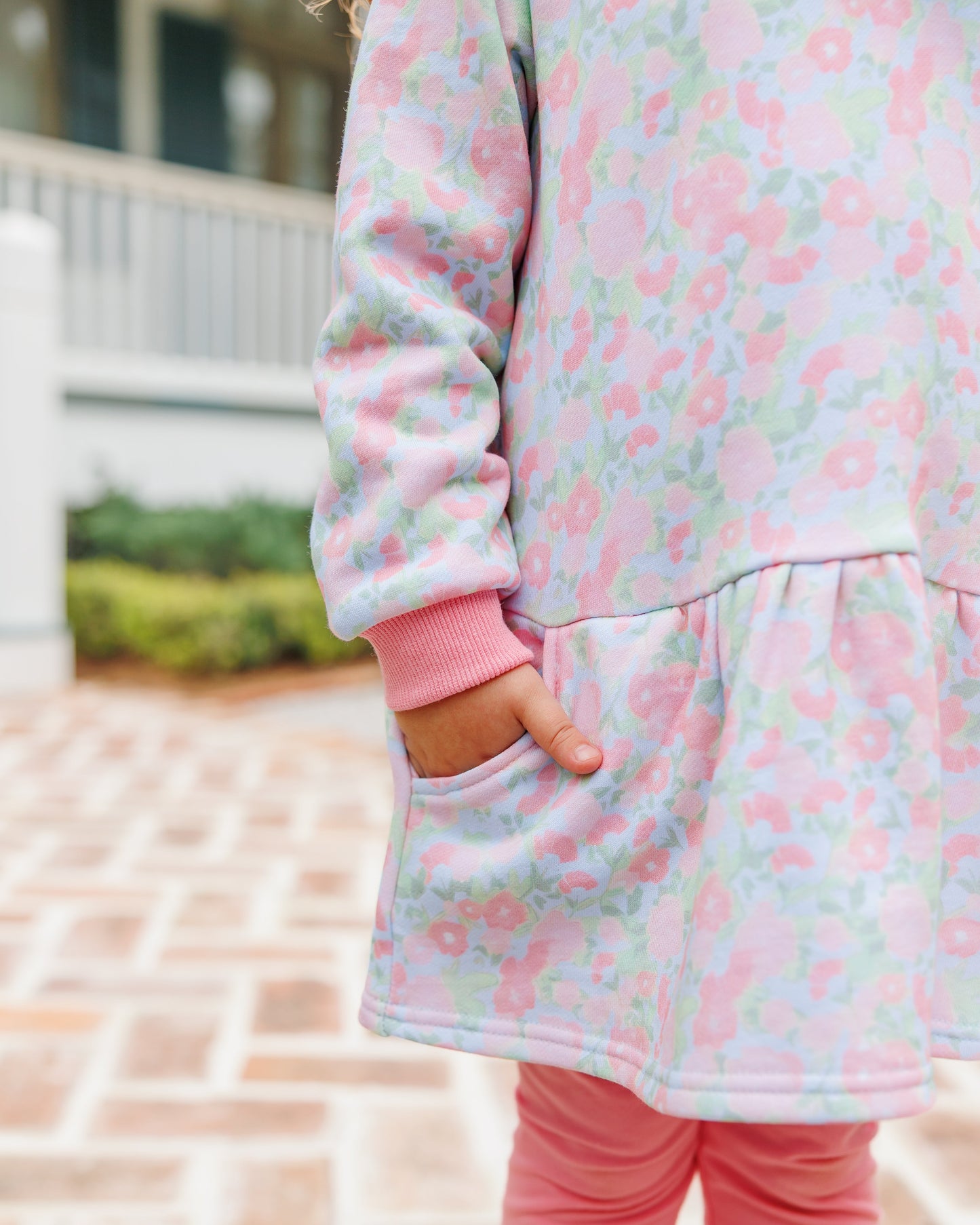Jellybean by Smock Candy Cottage Blooms French Terry Tunic Set