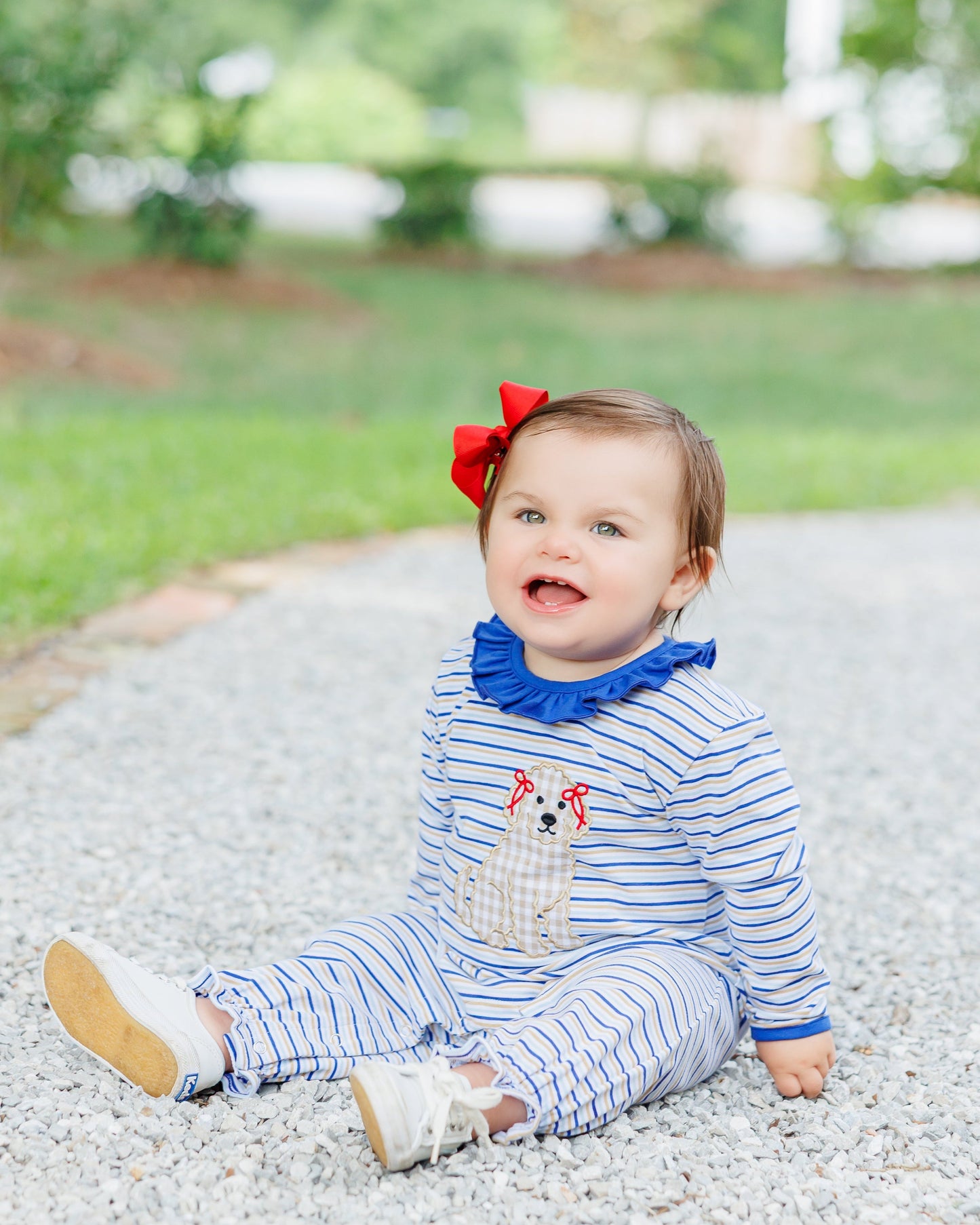 Jellybean by Smock Candy Doodle Days Ruffle Romper
