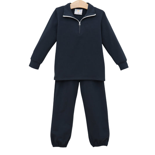 Jellybean by Smock Candy Evan Pullover Set - Navy