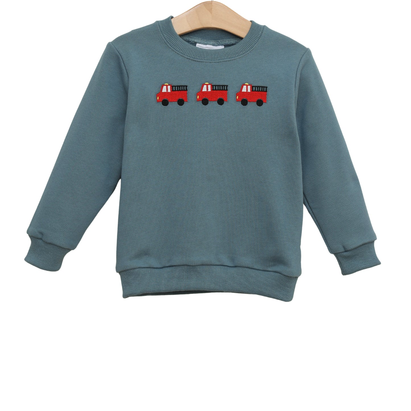 Jellybean by Smock Candy Firetruck Trio French Terry Pullover