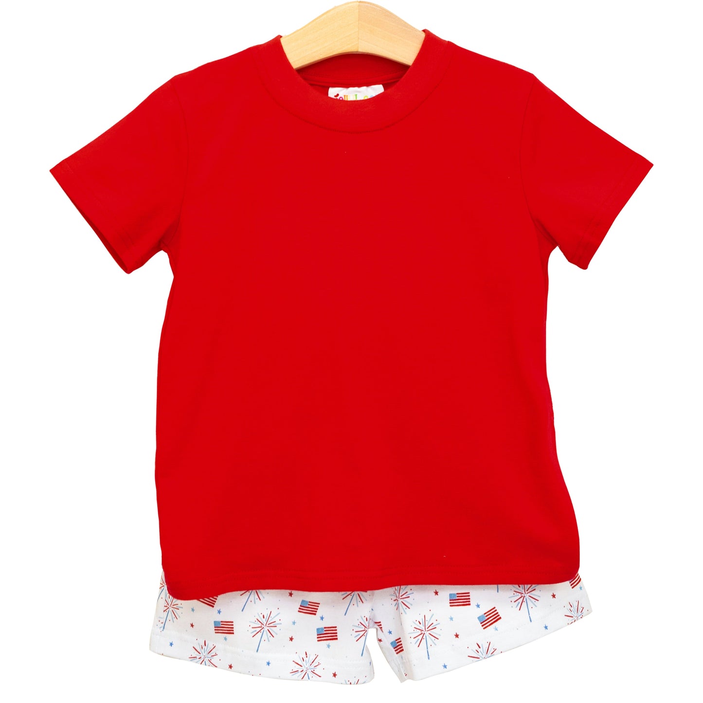 Jellybean by Smock Candy Fireworks and Freedom Drew Short Set