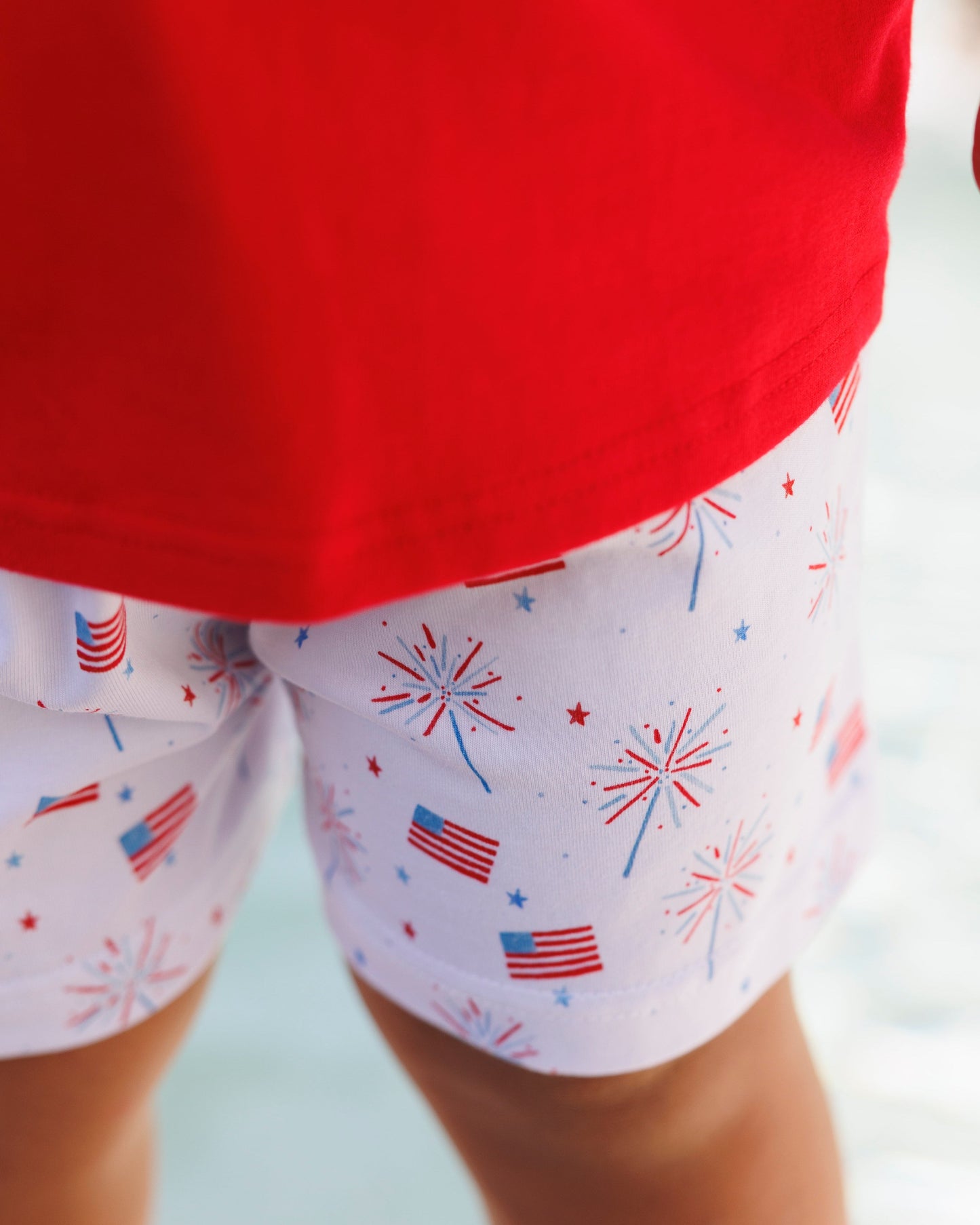 Jellybean by Smock Candy Fireworks and Freedom Drew Short Set