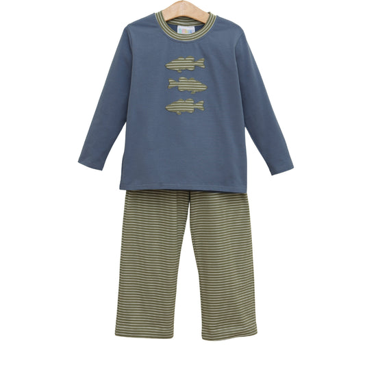 Jellybean by Smock Candy Fresh Water Friends Pants Set