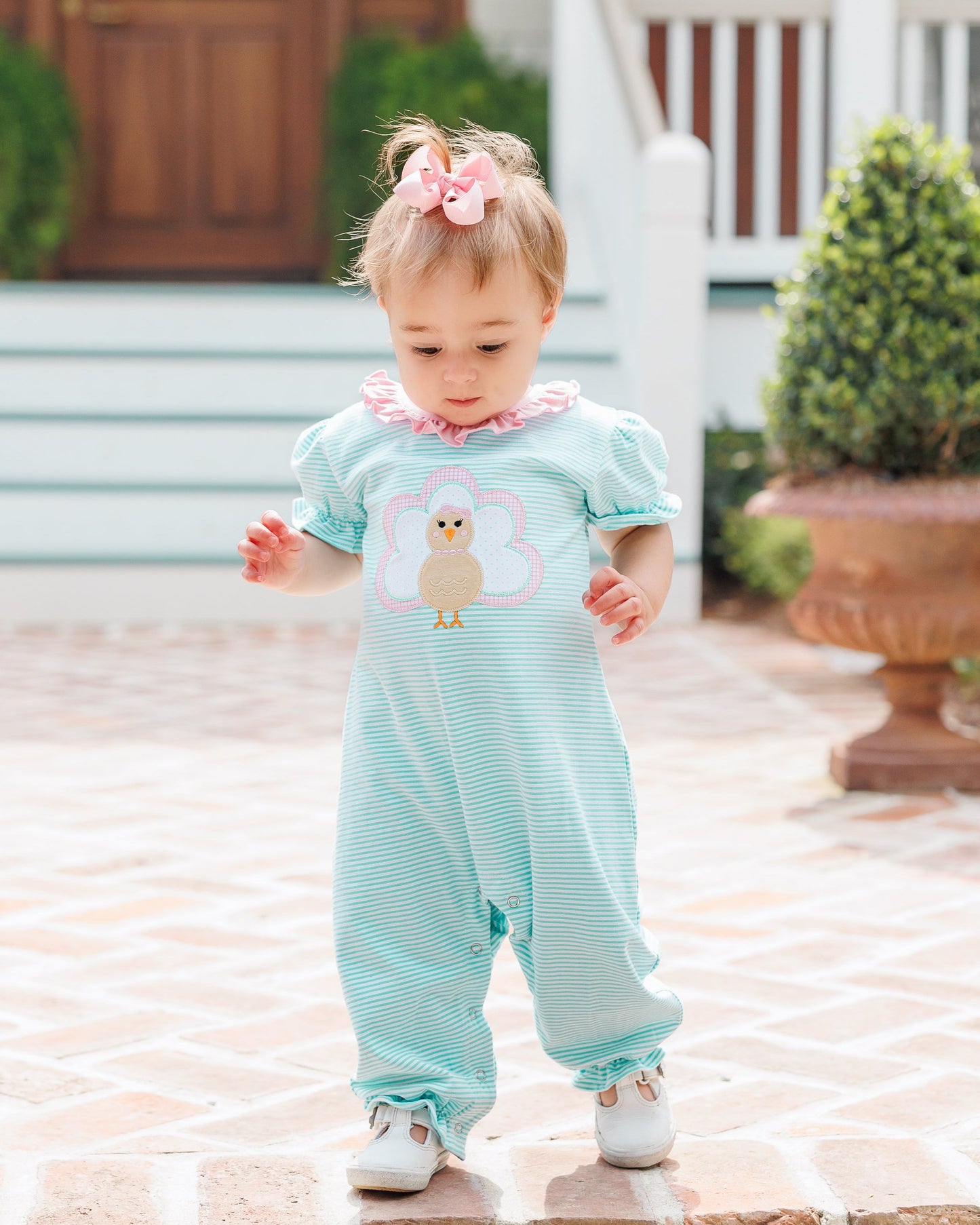 Jellybean by Smock Candy Give Thanks Ruffle Romper