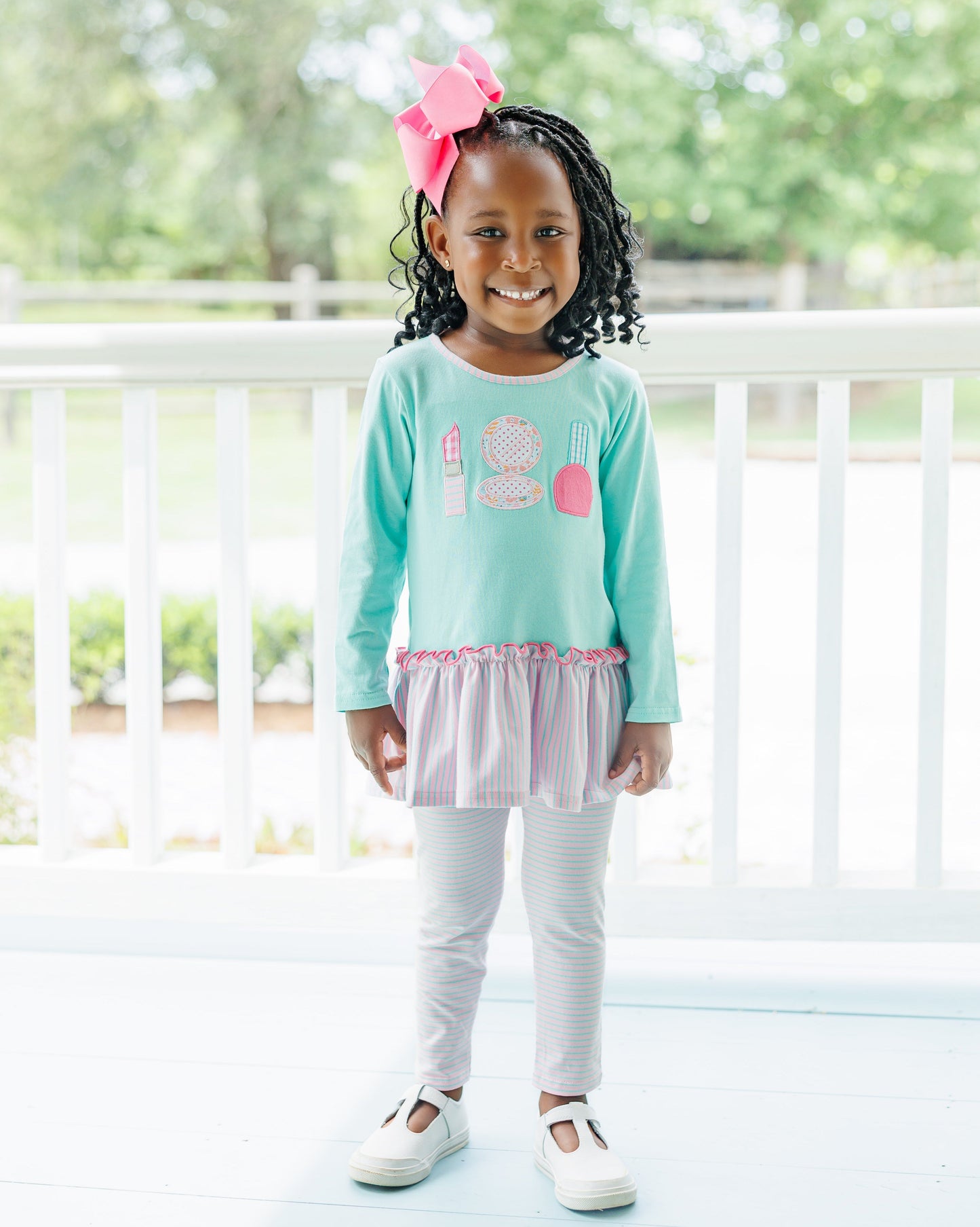 Jellybean by Smock Candy Glam Trio Ruffle Pants Set