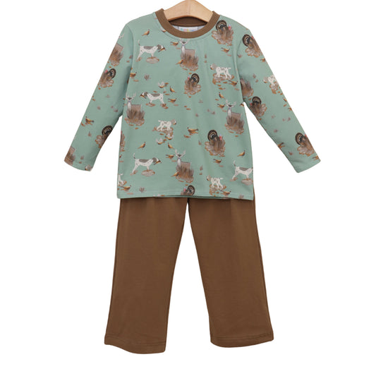 Jellybean by Smock Candy Heritage Hunt Thomas Pants Set