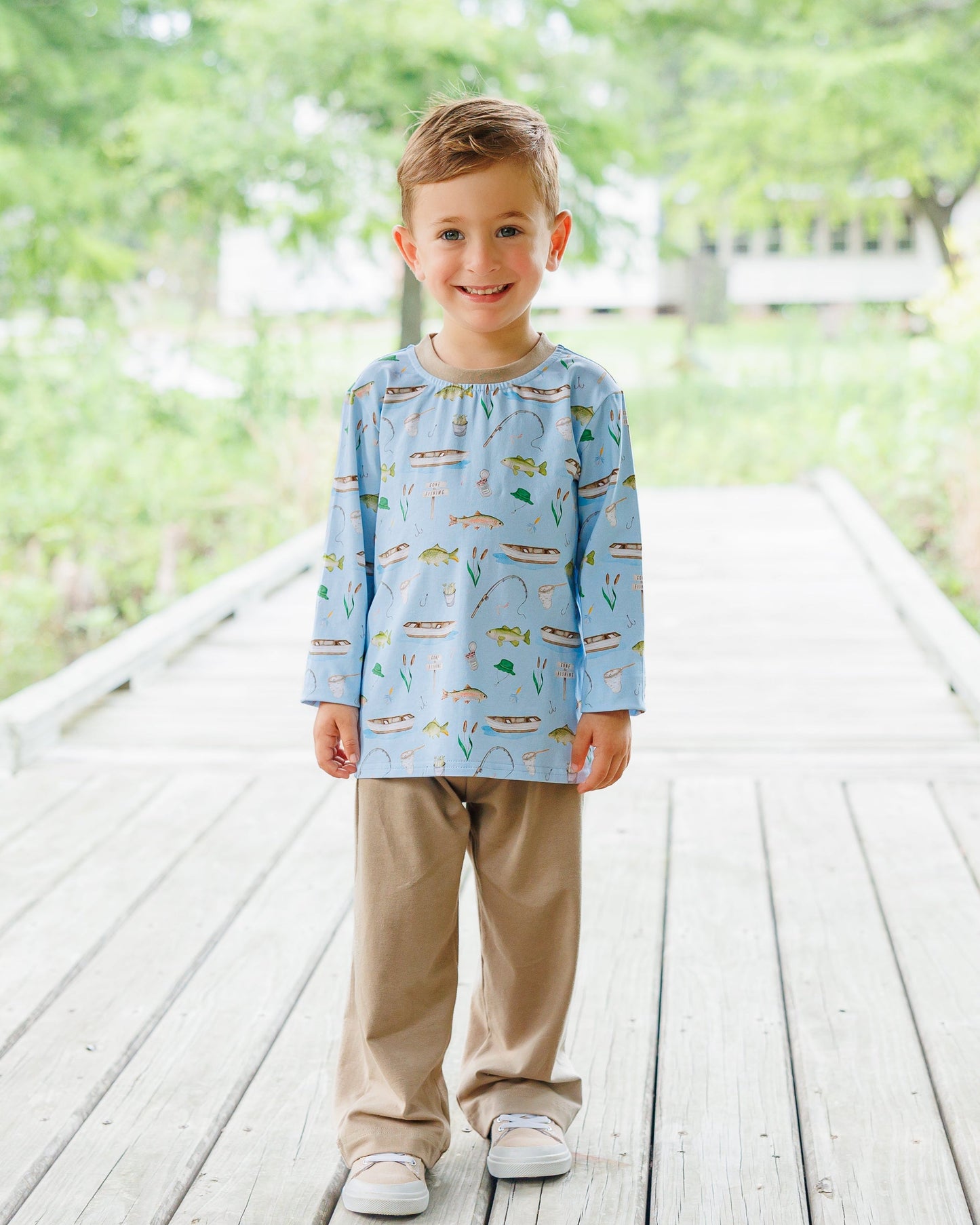 Jellybean by Smock Candy Hook and Tackle Thomas Pants Set