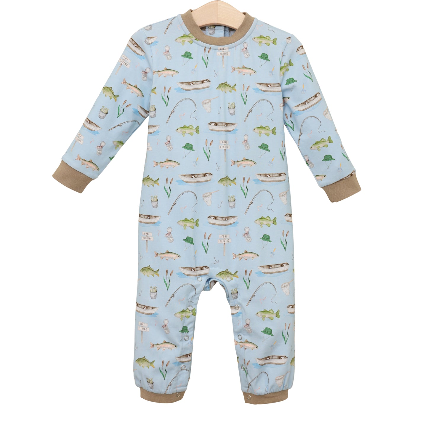 Jellybean by Smock Candy Hook and Tackle Thomas Romper