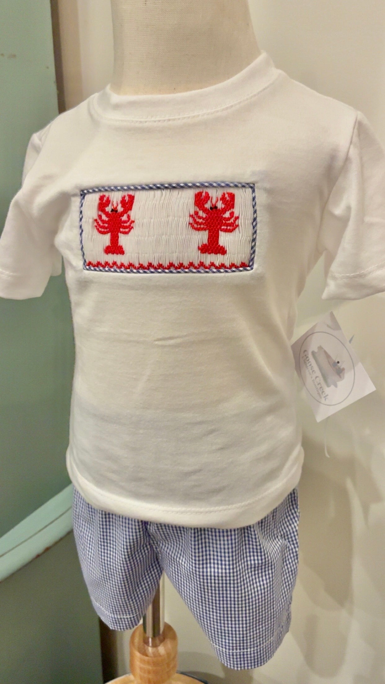 Charming Little One Happy Lobster Boy Short Set