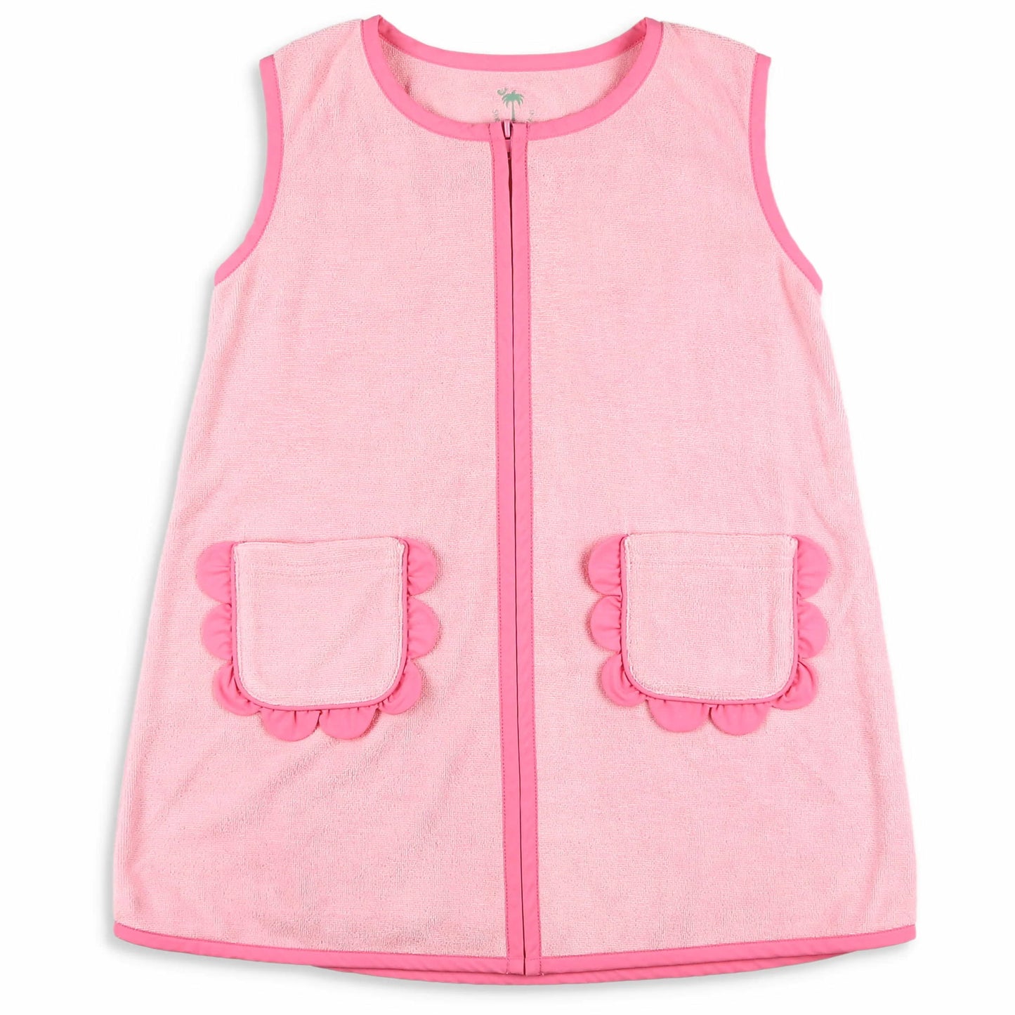 Shrimp & Grits Kids Pink Terry Coverup