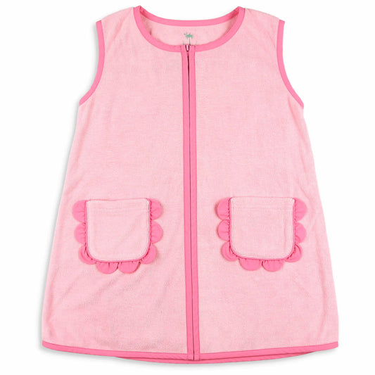 Shrimp & Grits Kids Pink Terry Coverup
