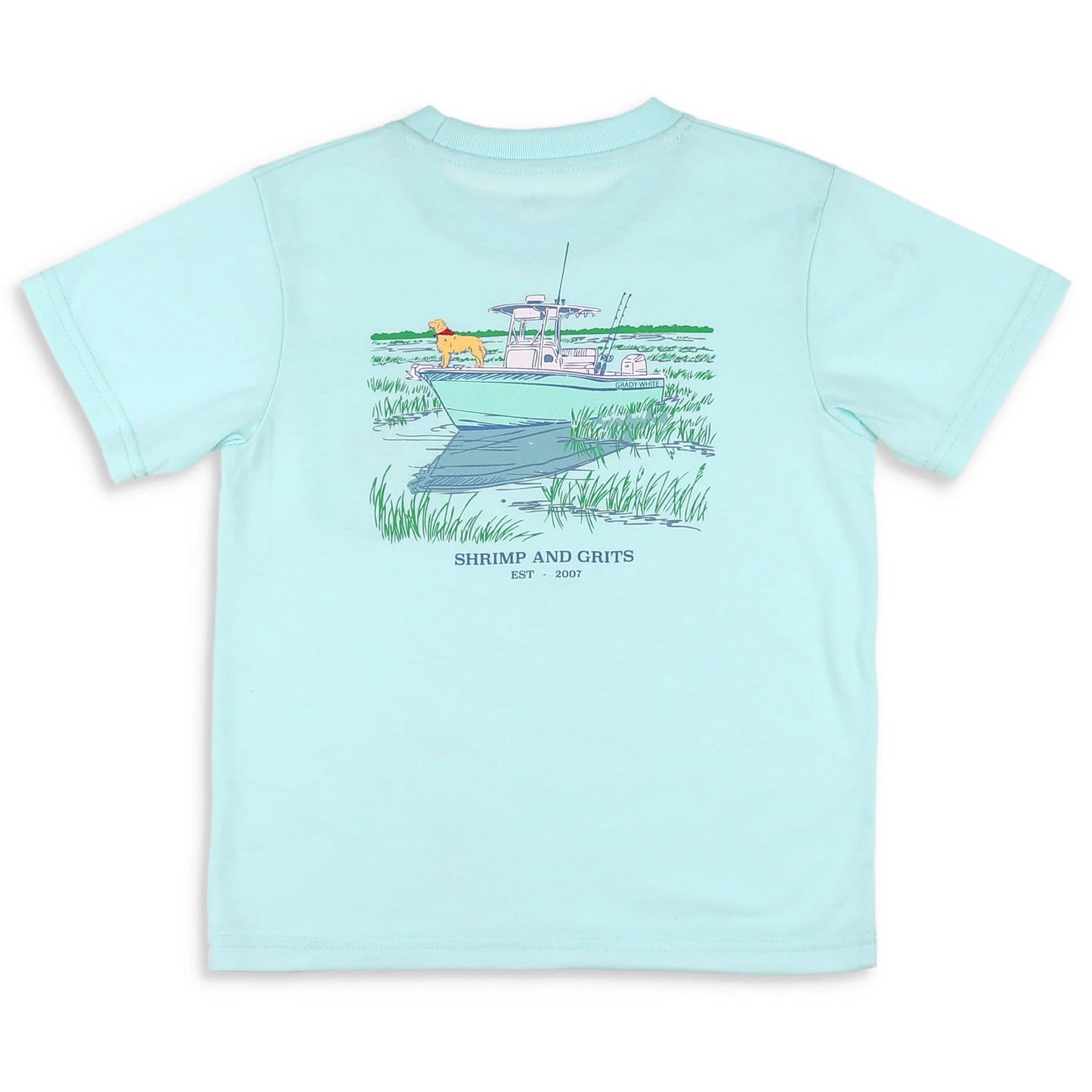 Shrimp & Grits Kids Creek Cruiser Graphic Tee