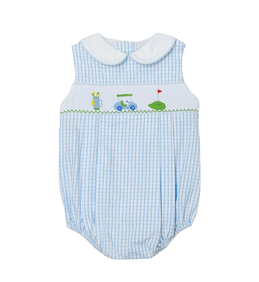 Zuccini Kids Golf Brandon Bubble-Seaside Windowpane