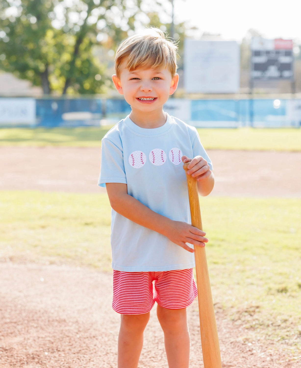 Jellybean Take Me Out to the Ballgame Short Set