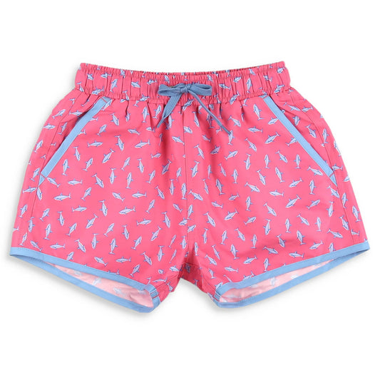Shrimp & Grits Kids Shark Banded Boardies