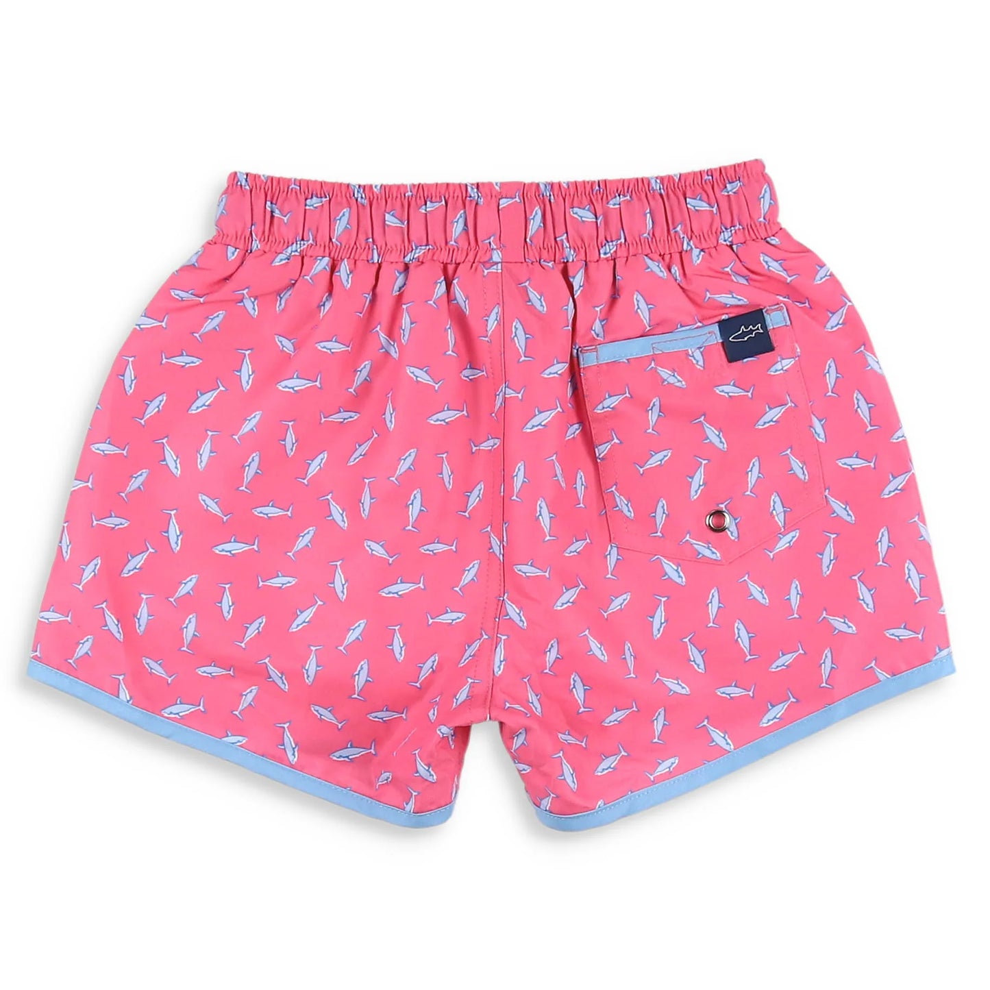 Shrimp & Grits Kids Shark Banded Boardies
