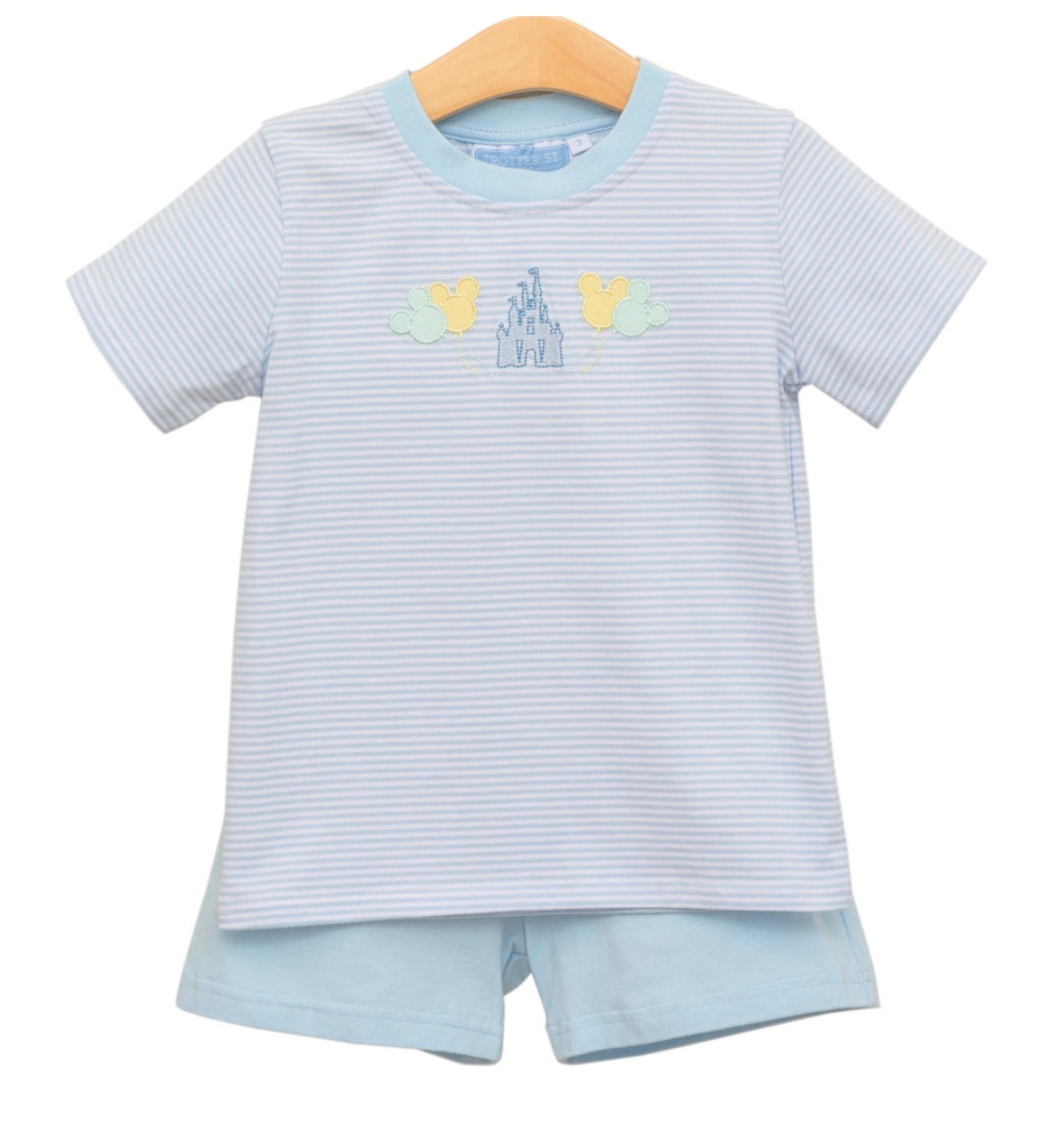 Trotter Street Kids Blue Magical Short Set
