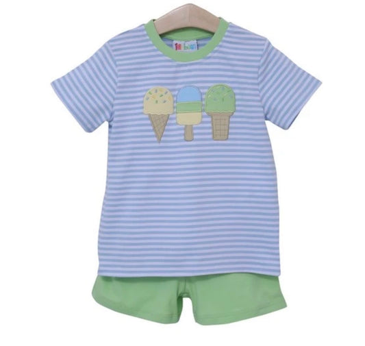 Jellybean Boys Ice Cream Short Set