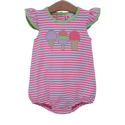 Jellybean Girls Applique Ice Cream Bubble