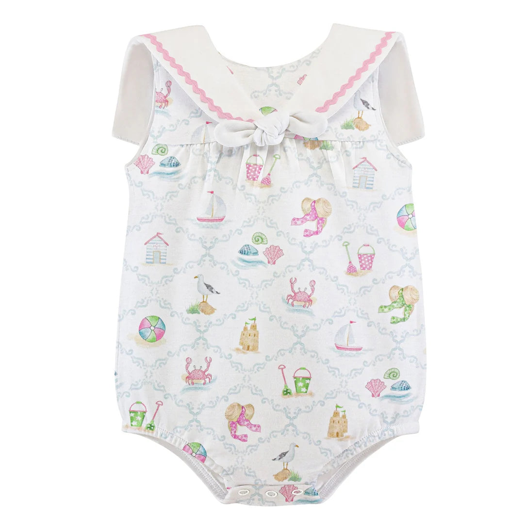 Baby Club Chic By the Sea Bubble with Sailor Collar