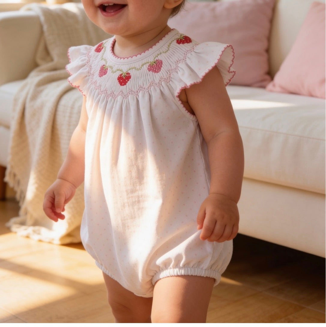 Magnolia Baby Strawberry Patch Mini Dot Bubble