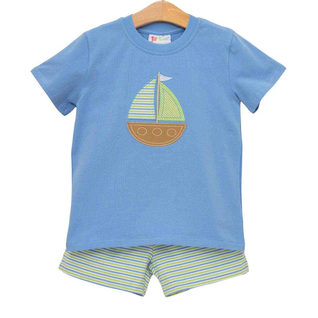 Jellybean Sailin' Away Short Set