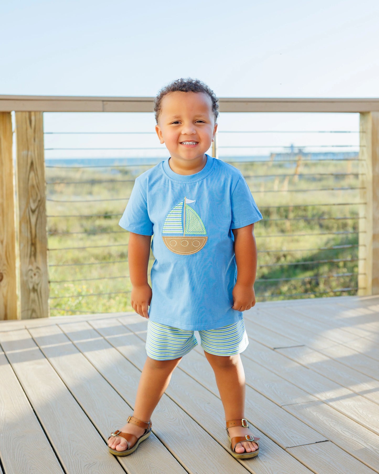 Jellybean Sailin' Away Short Set