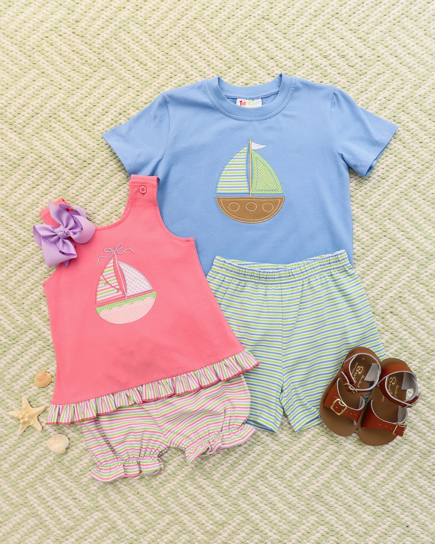 Jellybean Sailin' Away Short Set
