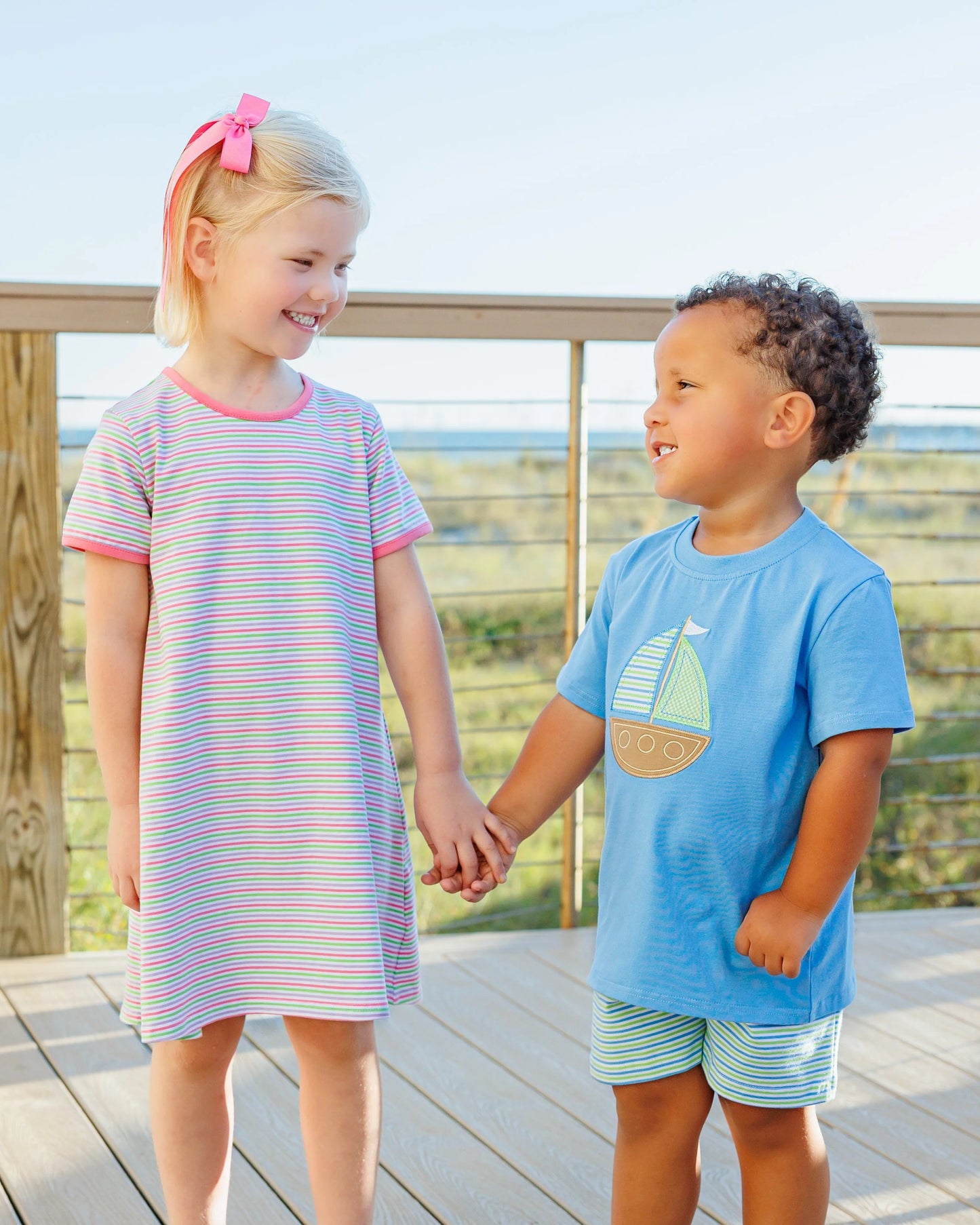 Jellybean Sailin' Away Short Set