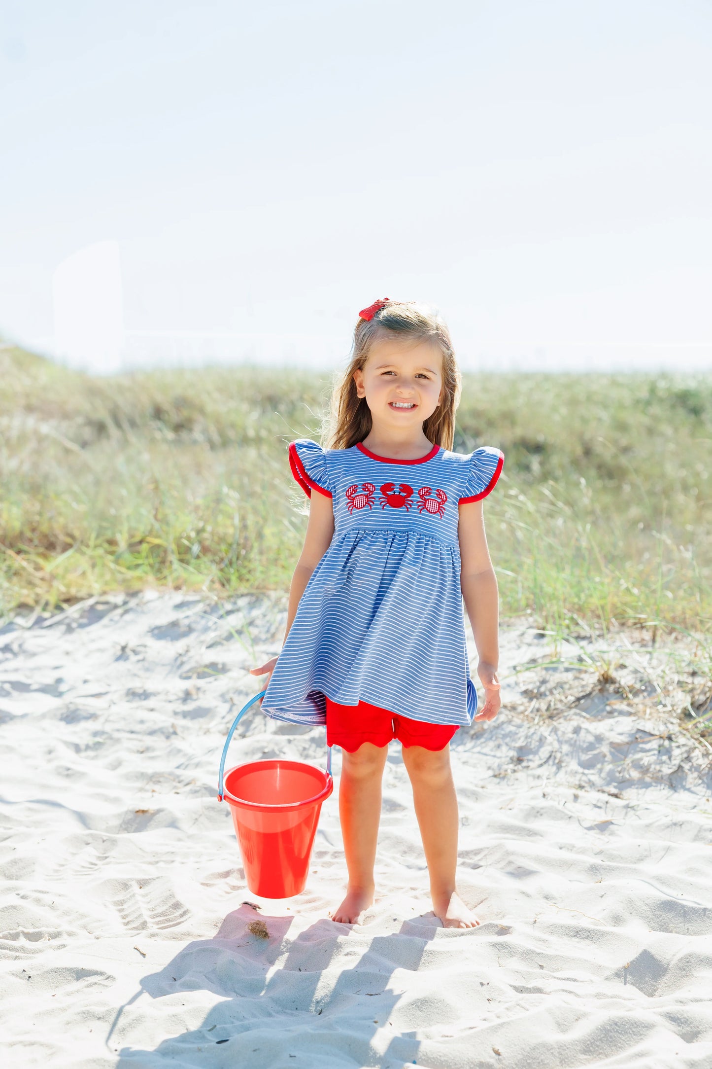 Jellybean Coastal Crab Scallop Short Set