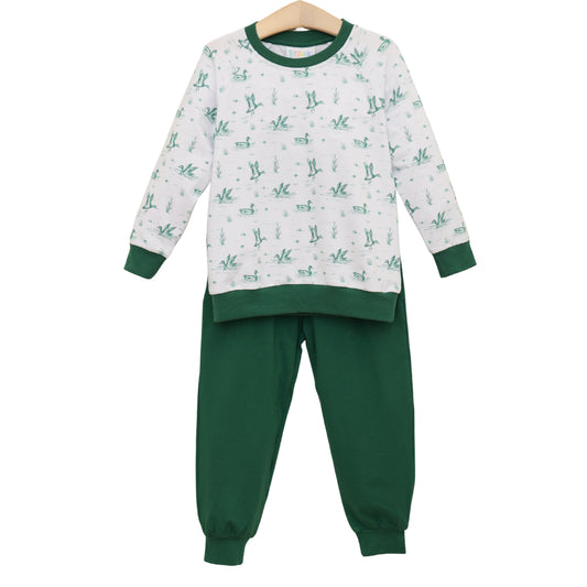 Jellybean by Smock Candy Marsh Mallards Connor Jogger Set