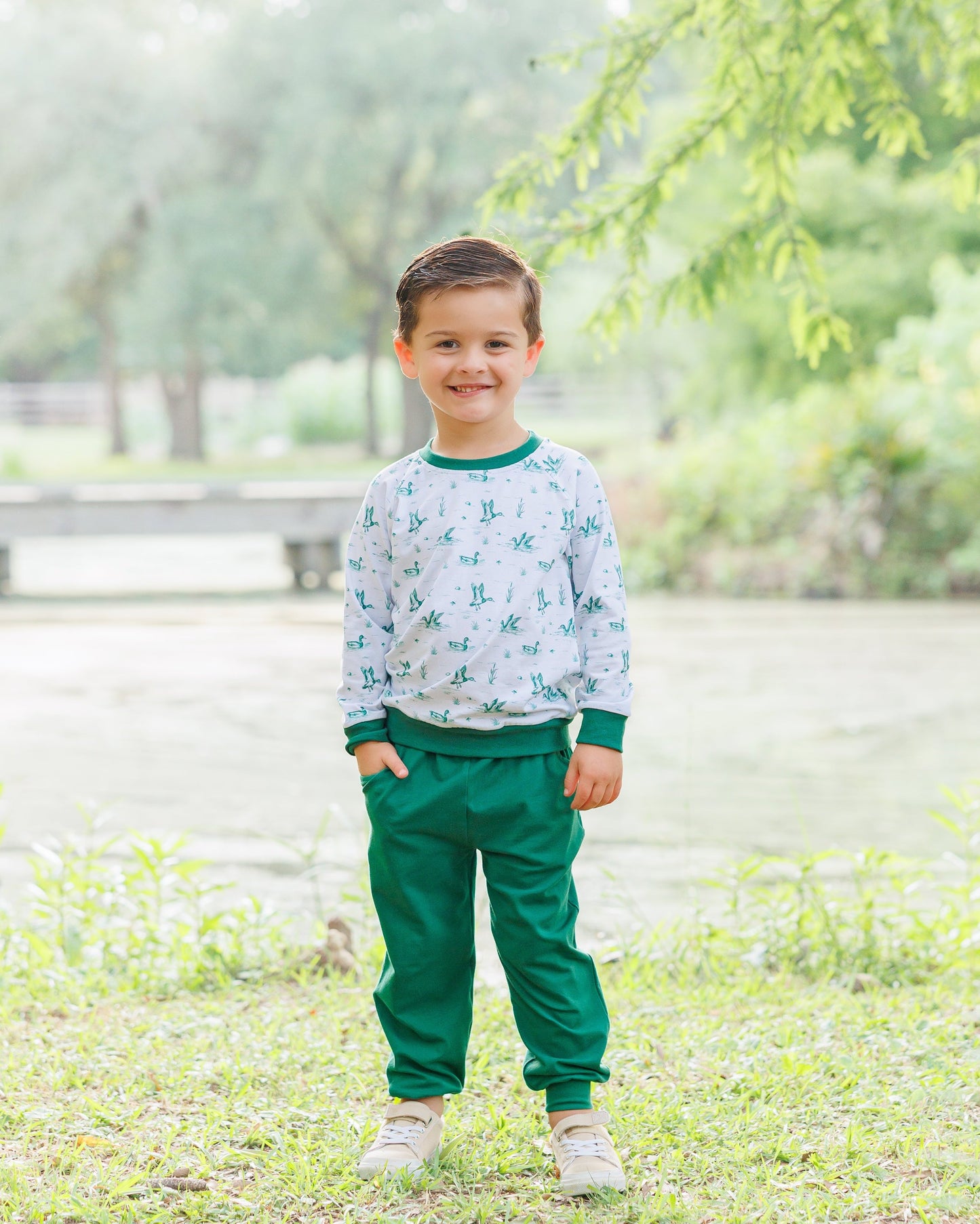 Jellybean by Smock Candy Marsh Mallards Connor Jogger Set